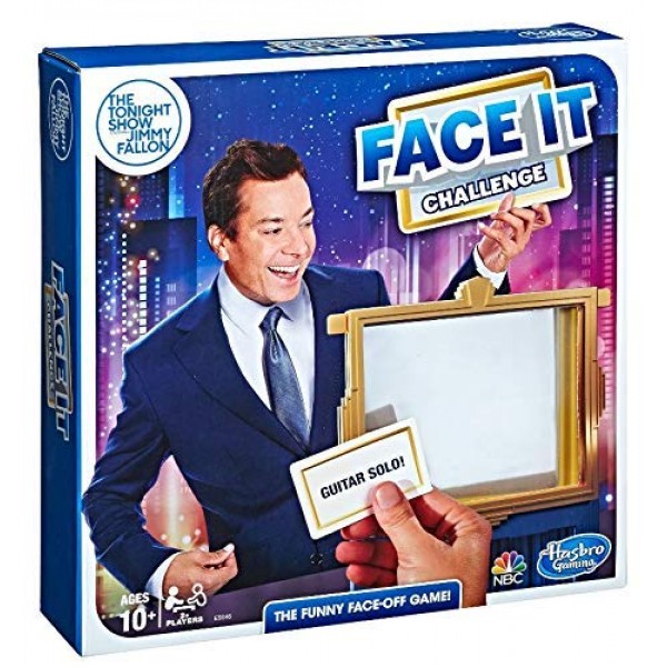 Hasbro Gaming Jimmy Fallon이 출연하는 The Tonight Show 청소년 및 성인을 위한 Face It 챌린지 파티 게임