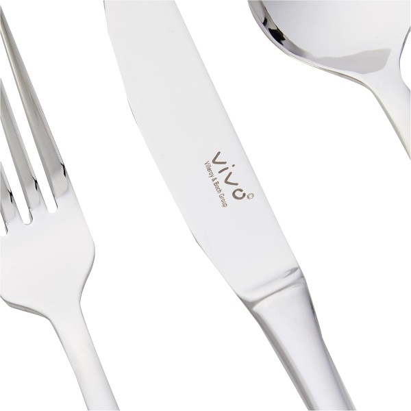 Villeroy & Boch 19-5318-9050 Vivo Group 새 스위트 기본 수저, 18/10 스테인리스 스틸, 은
