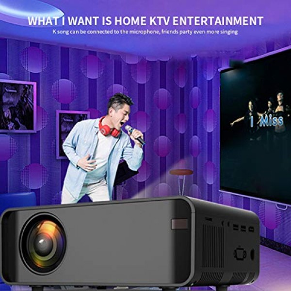 프로젝터 LED HD 시네마 12000 루멘 HDMI 안드로이드 WiFi 홈 3D 4K BT 1080P LED 조명 야간 소켓
