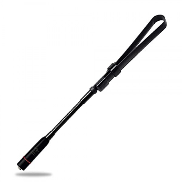 HYS 전술 접이식 채찍 안테나, SMA-여성, VHF UHF 144/430Mhz, Kenwood TYT Retevis용 구즈넥 안테나 BAOFENG UV-82 UV-B5 GT-3 BF-F8HP UV-5RA UV-5RE UV-5R 양방향 라디오 스캐너