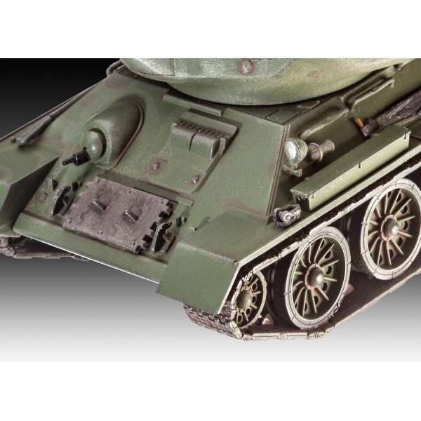 Revell Revell_03302 3302 12 장난감 모델 키트 T-34/85 in 1:72 scale, level 4, non