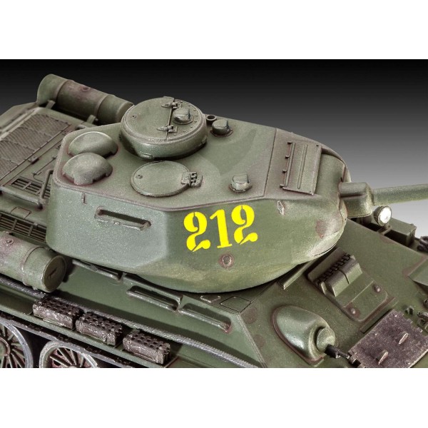 Revell Revell_03302 3302 12 장난감 모델 키트 T-34/85 in 1:72 scale, level 4, non