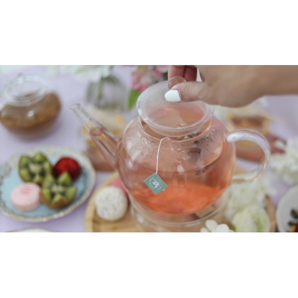 Teabloom 축하 유리 찻주전자용 Teabloom 교체 유리 뚜껑 - 다른 유리 찻주전자에 맞지 않음