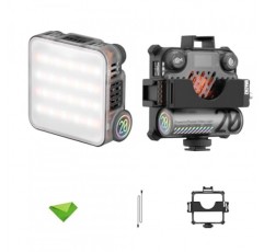 Zhiyun M20 20W 카메라 조명, 이중 색상 LED 비디오 조명, CCT 2700K~6500K, TLCI 97+ CRI 95+ 4500mAh 휴대용 조명 지원 카메라 비디오 조명용 자기 매력 DSLR 카메라 Gopro용 Vlog 조명