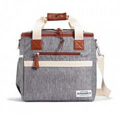 Fit & Fresh 24캔 단열 소프트 쿨러 백, 스틸, 7.12리터