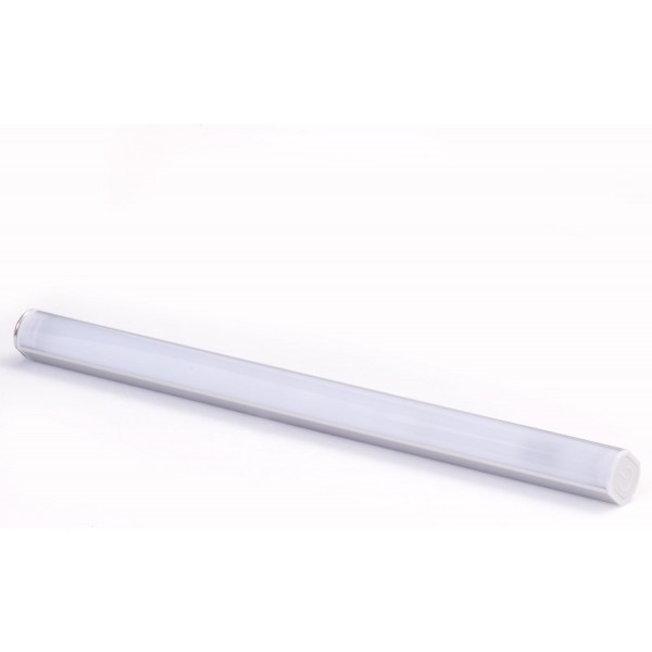 Müller-Licht 400161, 통합 2레벨 조광기, 4 x AAA 배터리, 알루미늄, 1W, 은, 3 x 26.7 x 9cm를 포함하는 범용 벽 및 테이블 마운트가 있는 LED 배터리 조명