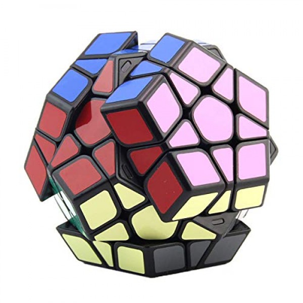 Megaminx 스피드 큐브 3x3x3 by 3 Megaminx 매직 스피드 큐브 3x3X3 정십이면체 큐브 퍼즐 생생한 컬러 매직 큐브 빠르고 튼튼한 큐브 퍼즐 장난감