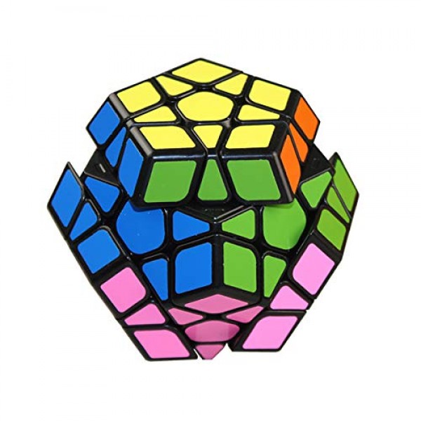 Megaminx 스피드 큐브 3x3x3 by 3 Megaminx 매직 스피드 큐브 3x3X3 정십이면체 큐브 퍼즐 생생한 컬러 매직 큐브 빠르고 튼튼한 큐브 퍼즐 장난감