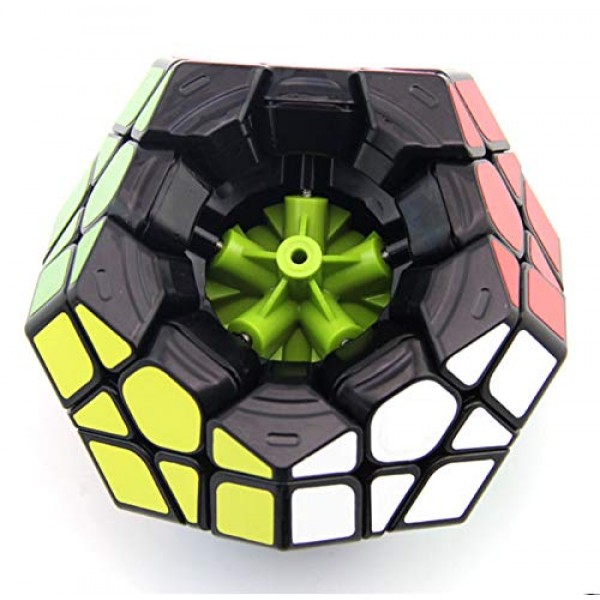 Megaminx 스피드 큐브 3x3x3 by 3 Megaminx 매직 스피드 큐브 3x3X3 정십이면체 큐브 퍼즐 생생한 컬러 매직 큐브 빠르고 튼튼한 큐브 퍼즐 장난감
