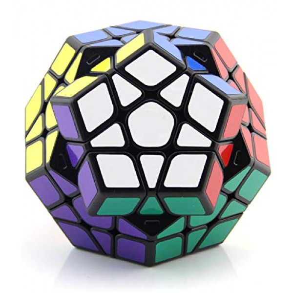 Megaminx 스피드 큐브 3x3x3 by 3 Megaminx 매직 스피드 큐브 3x3X3 정십이면체 큐브 퍼즐 생생한 컬러 매직 큐브 빠르고 튼튼한 큐브 퍼즐 장난감