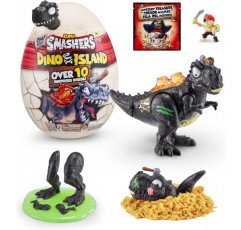 ZURU SMASHERS Dino Island Nano Egg, 서프라이즈 개봉기, 공룡 컬렉션 장난감, 스타일은 다를 수 있음, 7486
