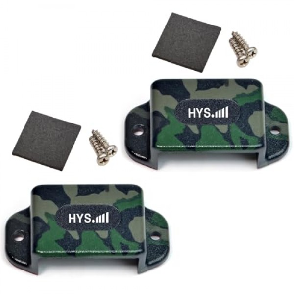 Baofeng UV-5R 888S 휴대용 해양 라디오 및 워키 토키 용 나사가있는 HYS 범용 단면 라디오 브래킷 장착 (2 개 포장)