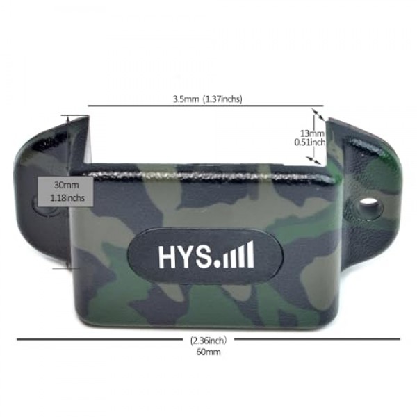 Baofeng UV-5R 888S 휴대용 해양 라디오 및 워키 토키 용 나사가있는 HYS 범용 단면 라디오 브래킷 장착 (2 개 포장)