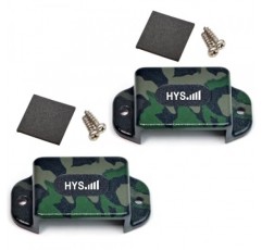 Baofeng UV-5R 888S 휴대용 해양 라디오 및 워키 토키 용 나사가있는 HYS 범용 단면 라디오 브래킷 장착 (2 개 포장)