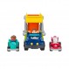 Fisher-Price HBX23 - Little People Ramp 'n Go 2-in-1 Car Transporter Playset with 2 Wheelies Cars and 3 Figures 아기 장난감 18개월 - 5세