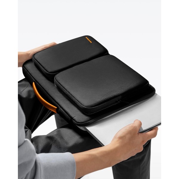 16인치 MacBook Pro M2/M1 Pro/Max A2780 A2485 A2141 2023-2019용 tomtoc 360° 케이스, MacBook Pro 16용 노트북 가방 서류 가방 슬리브, ASUS Vivobook 15/16, Dell Inspiron 15, 15 Lenovo IdeaPad Flex 16인치