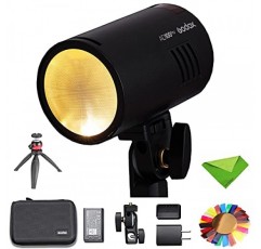 Godox 플래시 AD100Pro AD100 Pro 스트로브 라이트 사진, 100Ws 2.4G 플래시 스트로브, 1/8000 HSS, 0.01-1.5s 재활용, 360회 최대 전력 플래시, 2600mAh 배터리, 삼각대로 TTL/M/다기능 지원
