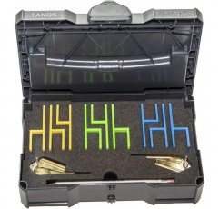 U-Scribe Jig Systainer Edition - 도구 상자 및 액세서리가 포함된 목공 및 목공 지그 세트 - 프로처럼 스크라이브하고 완벽한 스크라이브 라인을 보다 쉽고 스마트하고 안전