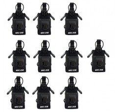 10팩 Msc-20b Motorola Kenwood Midland Icom Yaesu Baofeng 양방향 라디오용 다기능 라디오 케이스 파우치