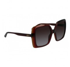 Karl Lagerfeld 여성용 KL6059S 선글라스 Burgundy Trilayer 원 사이즈, Burgundy Trilayer