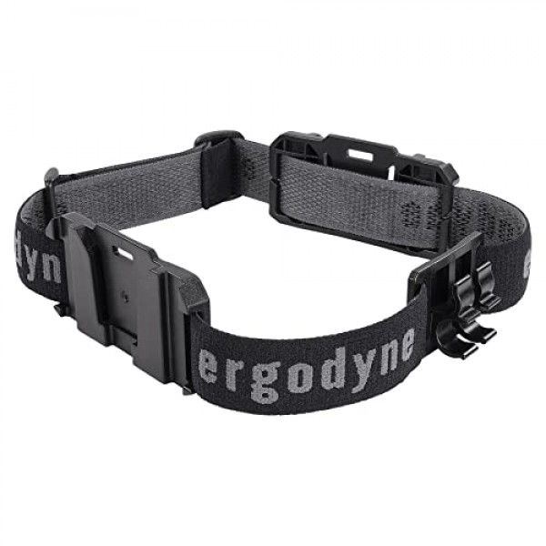 Ergodyne Skullerz 8980 Ergodyne 탈착식 헤드램프용 범용 헤드램프 스트랩, 조절 가능한 나일론 헤드밴드 스트랩