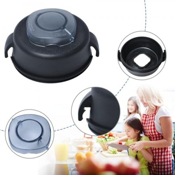 2파트 블렌더 뚜껑 및 플러그 Vitamix 64온스 용기 블렌더용 대용량 파일 용기용