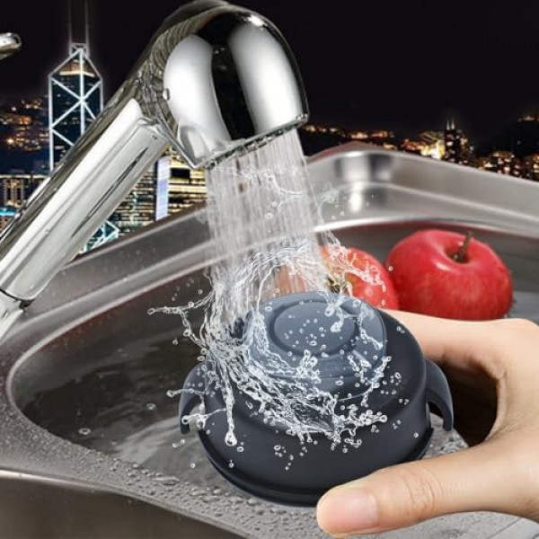 2파트 블렌더 뚜껑 및 플러그 Vitamix 64온스 용기 블렌더용 대용량 파일 용기용