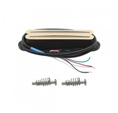 FLEOR Alnico 5 핫 레일 험버커 싱글 코일 크기 픽업 9-10K 험버커 크림 핏 Strat Squier Tele Guitar
