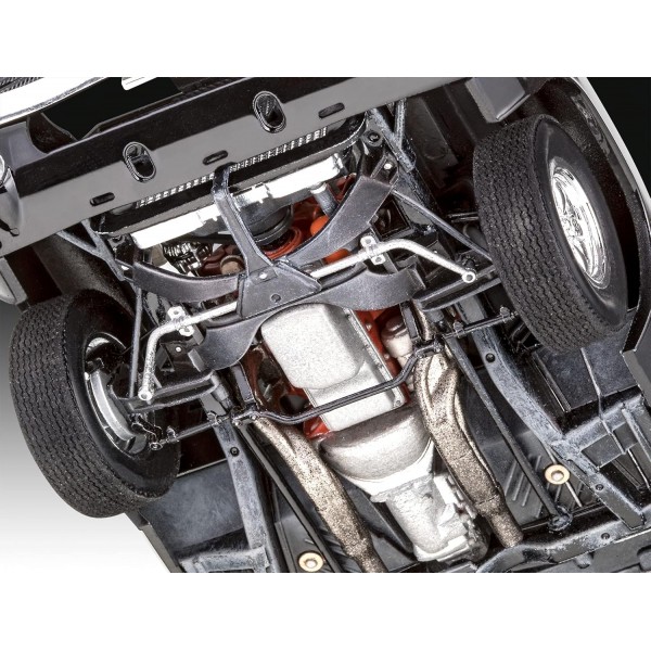 잘 알려진 영화 시리즈를 기반으로 한 Revell 07693 Fast & Furious Dominics 1970 Dodge Charger 1:25 자동차 모델, 전문가를 위한 8.5인치 The Fast and The Furious 진정한 원본 모델 키트, 도