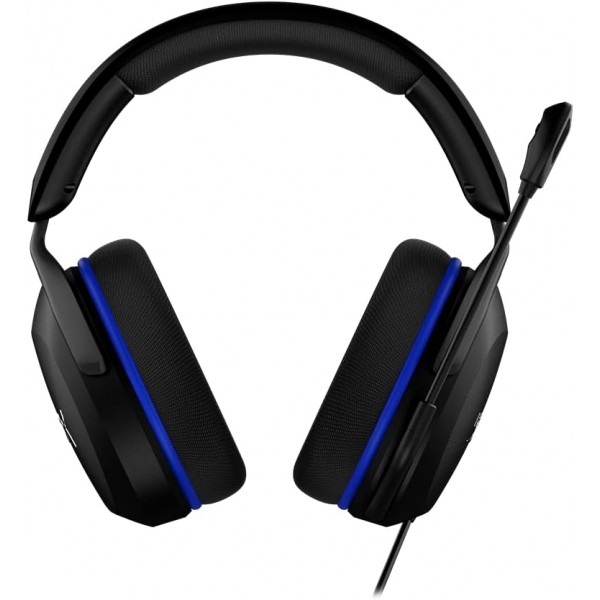 HyperX Cloud Stinger 2 Core - Playstation용 게임용 헤드셋, 마이크가 있는 경량 오버이어 헤드셋, 마이크를 뒤집어 음소거, 40mm 드라이버