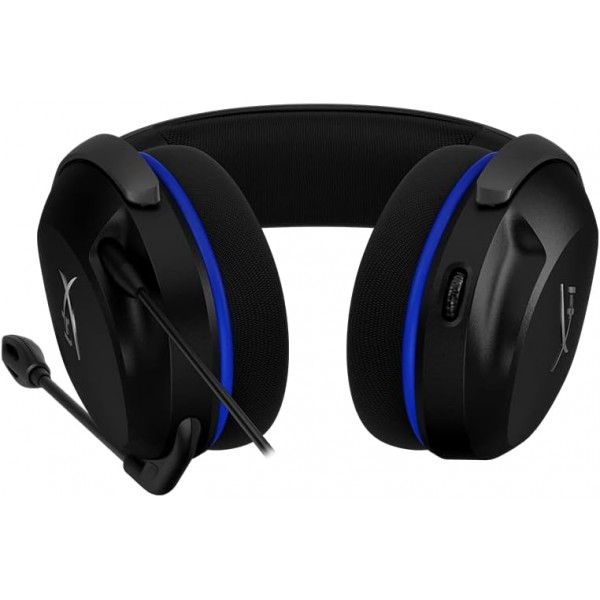 HyperX Cloud Stinger 2 Core - Playstation용 게임용 헤드셋, 마이크가 있는 경량 오버이어 헤드셋, 마이크를 뒤집어 음소거, 40mm 드라이버