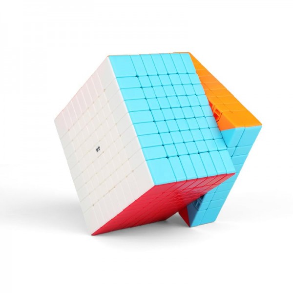 Qiyi 스피드 큐브 9x9 스티커 없는 75MM 9x9x9 퍼즐 매직 큐브(2021 버전)
