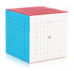 Qiyi 스피드 큐브 9x9 스티커 없는 75MM 9x9x9 퍼즐 매직 큐브(2021 버전)
