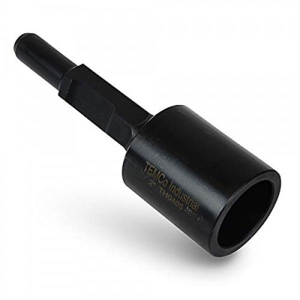 TEMCo TH0405 – 1-1/8 / 30mm 육각 섕크 데모 해머 T 포스트 드라이버 부착물