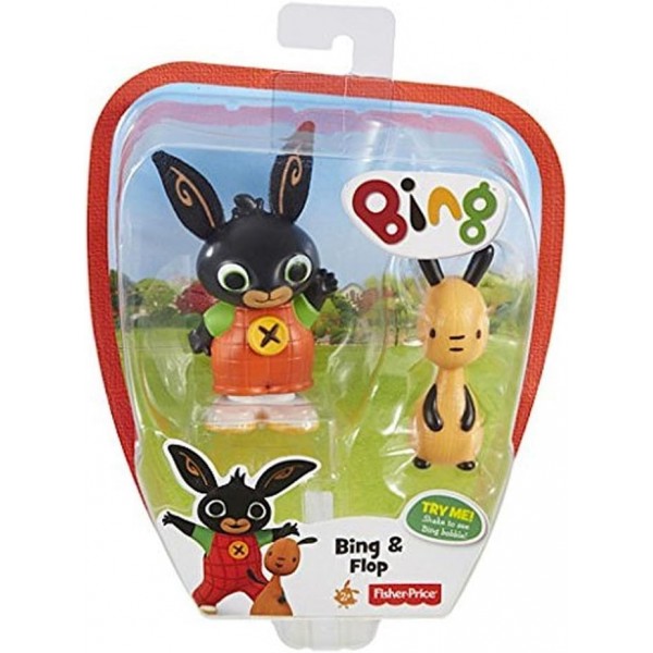 Mattel 105262 - Fisher-Price - Bing - Figuren Doppelpack - Bing & Flop [영국 수입]