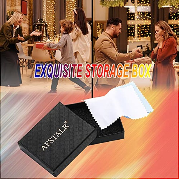 AFSTALR 남성용 크로스 목걸이, 크로스 펜던트가 있는 골드/실버 체인, 기독교 주얼리