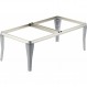 HETTICH 9039923 Systema Top 2000 행잉 프레임(서랍 프레임), 704 x 350 x 244mm, 스틸/플라스틱 알루미늄 효과, 실버