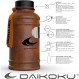 Daikoku 스테인리스 스틸 물병 - 1.3l BPA Free - 체육관 및 모든 종류의 스포츠에 유용함 - Double Wall Thermos Bottle 12~24시간 - 주황색 1.3 L 갈색 Xxl