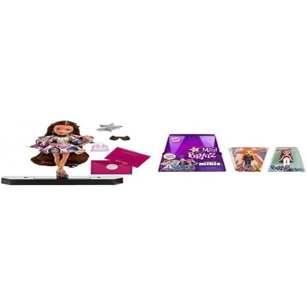Bratz x GCDS 스페셜 에디션 디자이너 패션 인형 - 야스민 & 미니버스 미니