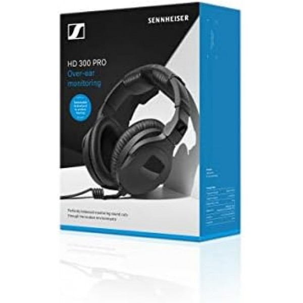 Sennheiser 프로 오디오 헤드폰, 블랙(HD 300 PROtect)