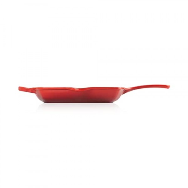 Le Creuset 에나멜 주철 시그니처 사각 프라이팬 그릴, 10.25