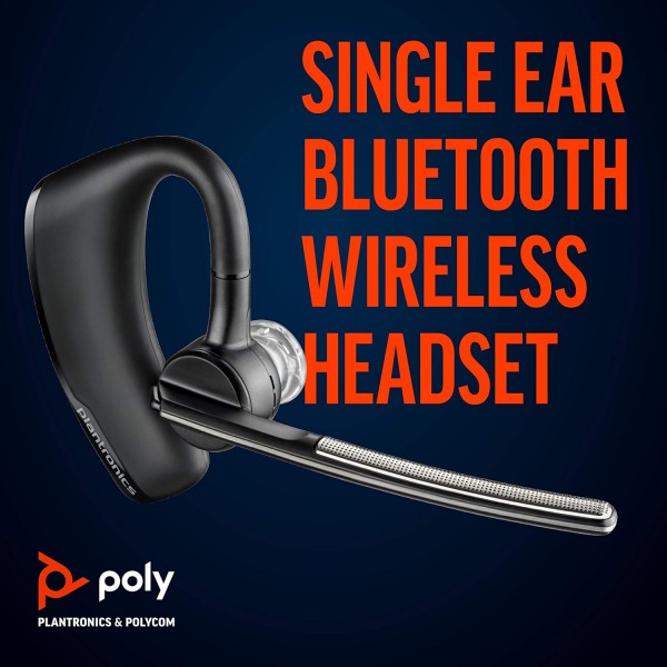 Plantronics - Voyager Legend(폴리) - Bluetooth 헤드셋, ONE-Ear(단청) - 잡음 제거 기능이 있는 PC, Mac, 태블릿 또는 휴대폰에 연결 및 Voyager Legend용 USB 데스크탑 충전 스탠드, 89031-01