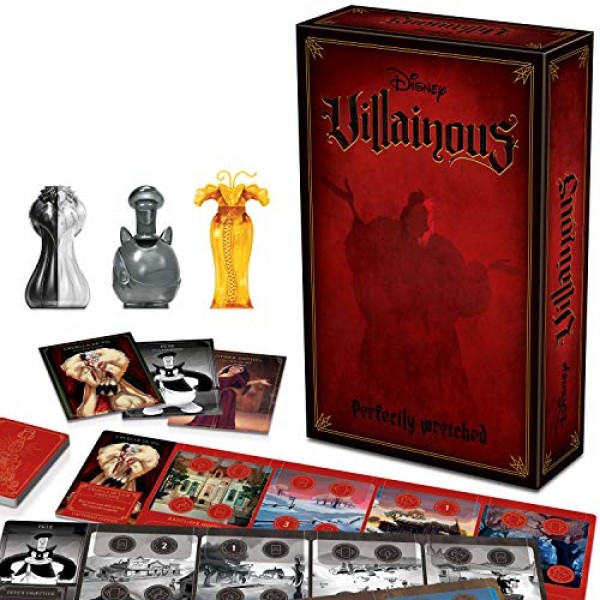 Ravensburger Disney Villainous: 10세 이상을 위한 완벽하게 비참한 전략 보드 게임 - 독립 실행형 및 2019년 올해의 토티 게임 상 수상자로 확장