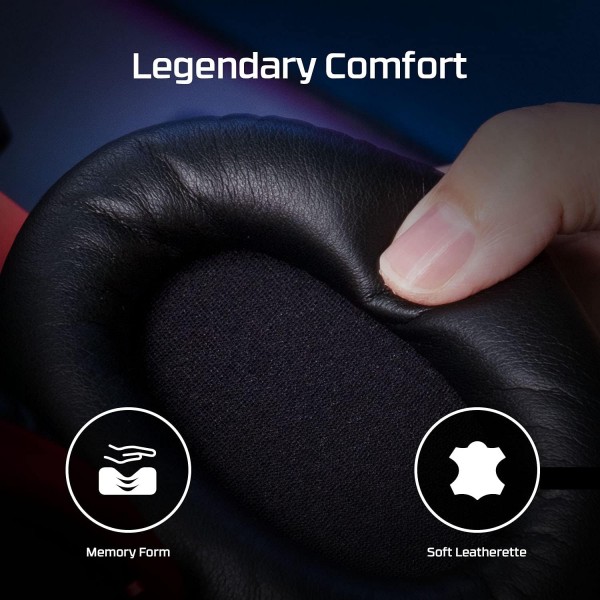 HyperX Cloud II – PC, PS5 / PS4용 게임용 헤드셋. 가상 7.1 서라운드 사운드 및 USB 오디오 컨트롤 박스 건메탈 싱글 포함