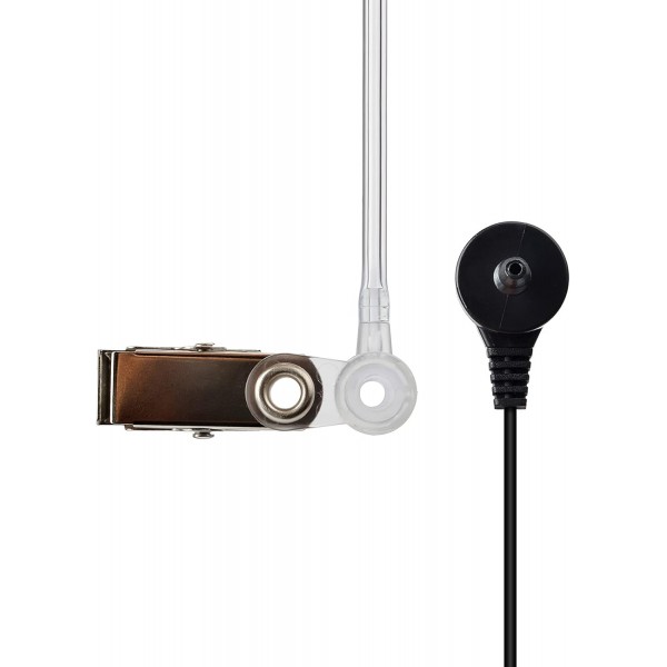 HYS 워키토키 이어폰 호환 Motorola TLKR-T60 T61 T62 T80 T81 T82 T-92 H2O T80 Extreme 2.5mm 1핀 보안 헤드셋(마이크 포함)(5개 팩)