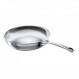 Le Creuset 2400-24 삼중 스테인리스 스틸 프라이팬, 9-1/2인치