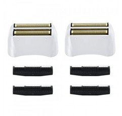 Andis 17150(TS-1) Pro 리튬 티타늄 포일 면도기 교체용 헤드, 골든과 호환되는 Pro Shaver 교체용 포일 및 커터 2팩