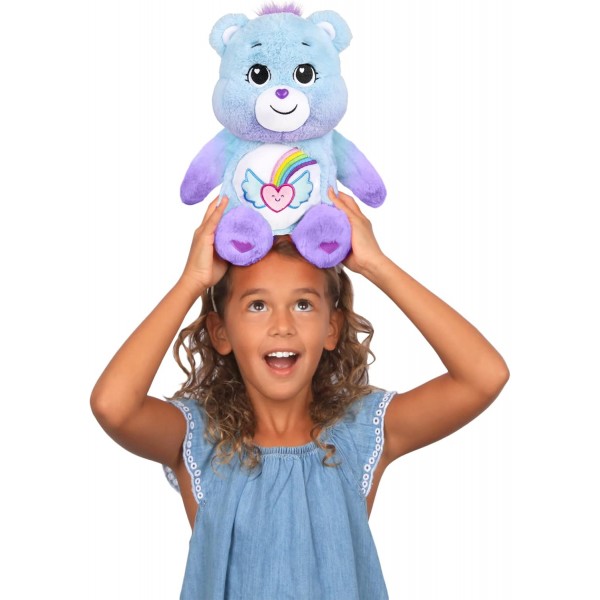 Care Bears 22425 35cm 중간 플러시 드림 브라이트 베어, 수집 가능한 귀여운 플러시 장난감, 어린이를 위한 꼭 껴안고 싶은 장난감, 소녀와 소년을 위한 부드러운 장난감, 4