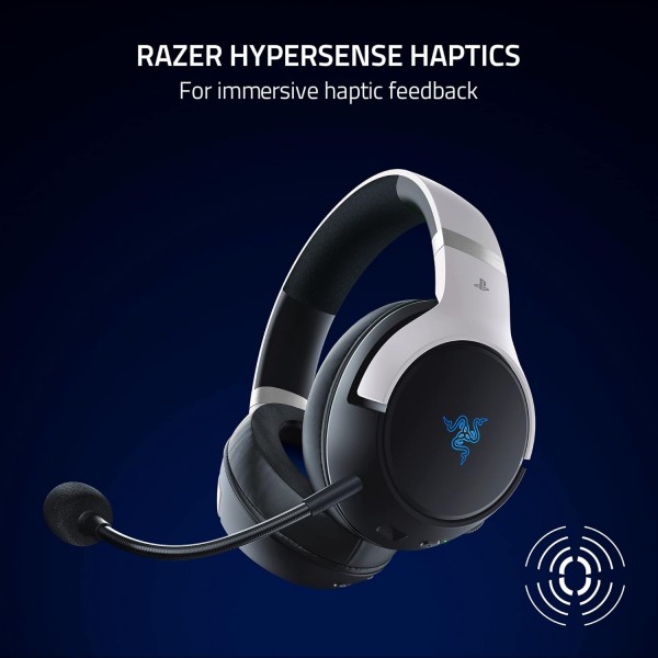 Razer Kaira Pro HyperSpeed ​​- Multiplatform Haptic Wireless Gaming Headset (Razer HyperSpeed ​​Wireless, HyperSense Haptic, Hybrid Integrated Mic, TriForce Titanium 50mm Driver) Black Kaira Pro HyperSpeed ​​