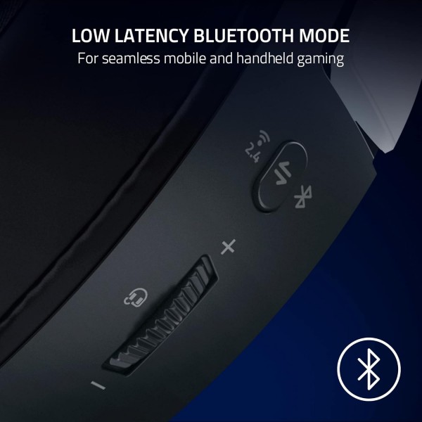 Razer Kaira Pro HyperSpeed ​​- Multiplatform Haptic Wireless Gaming Headset (Razer HyperSpeed ​​Wireless, HyperSense Haptic, Hybrid Integrated Mic, TriForce Titanium 50mm Driver) Black Kaira Pro HyperSpeed ​​